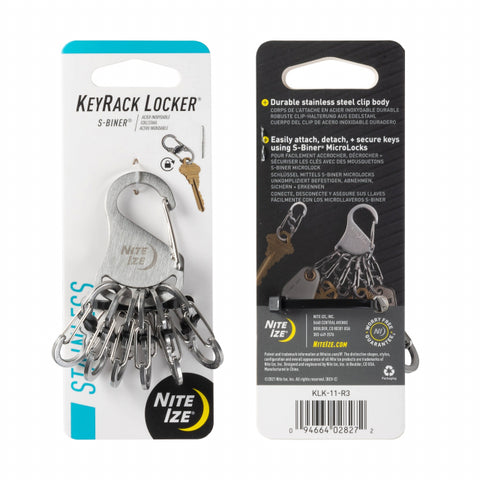 NiteIze KeyRack Locker Steel - S-Biner