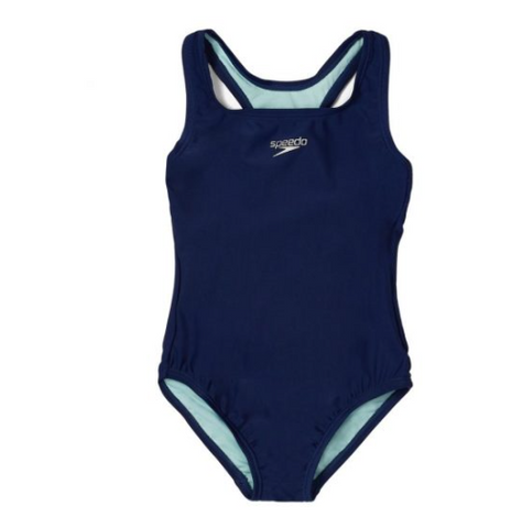 Speedo Girl's Solid Racerback 1pc Swimsuit