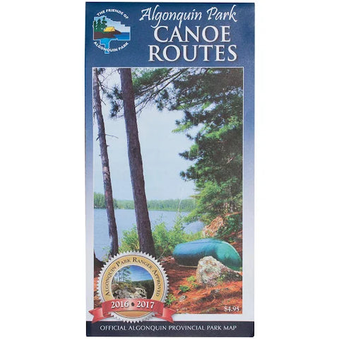 Algonquin Park Canoe Routes Map